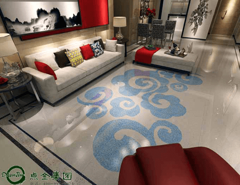 福田區(qū)家裝藝術(shù)地坪案例—環(huán)氧磨石鑲嵌藝術(shù)地坪