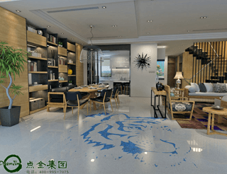 藝術(shù)地坪中的無建材裝修是指什么？