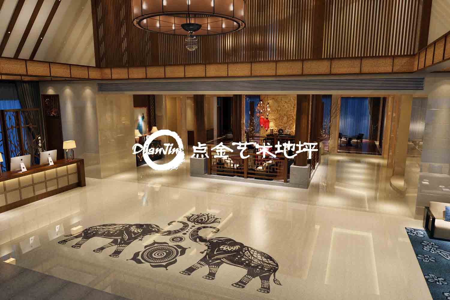 商業(yè)藝術(shù)地坪案例