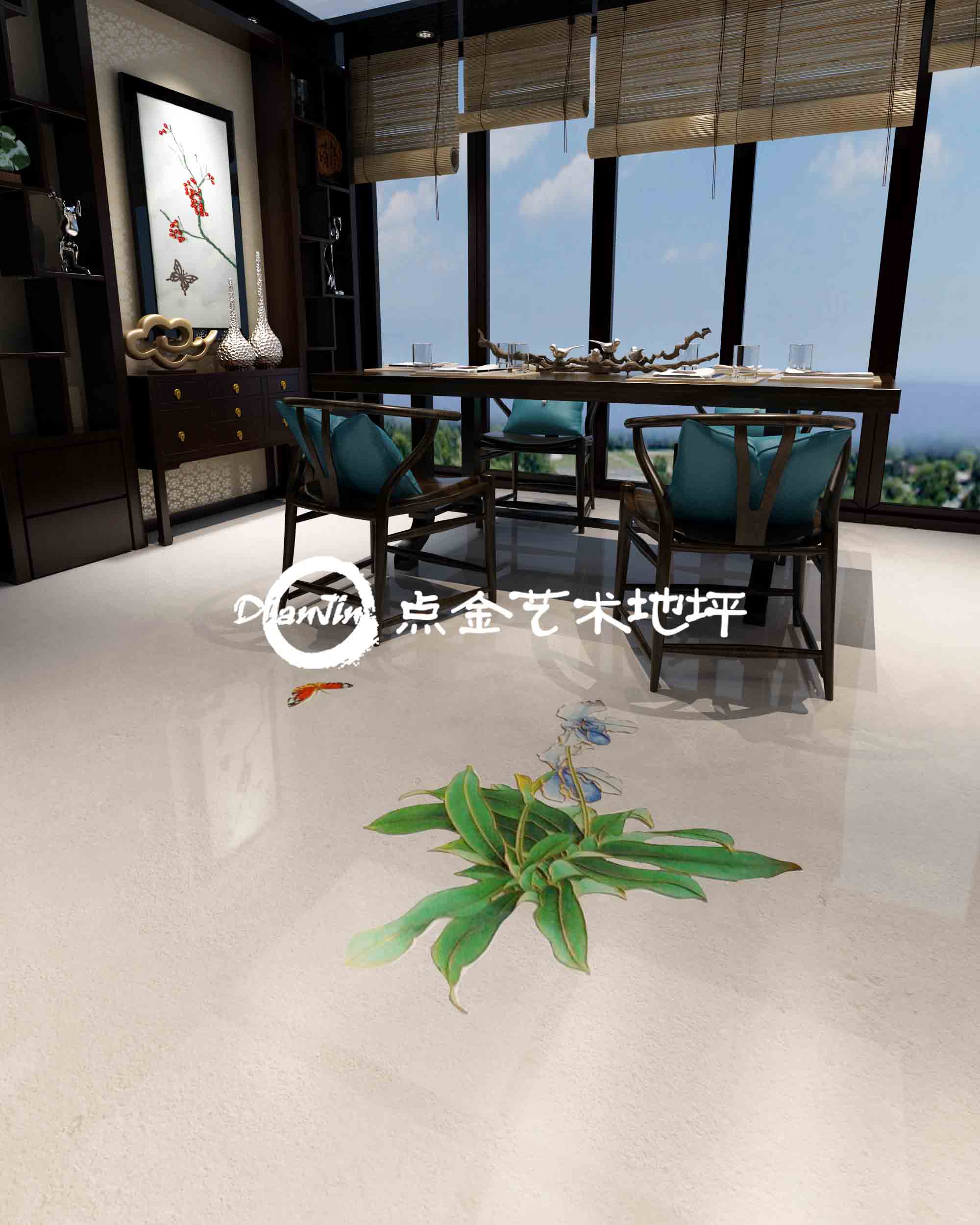 商業(yè)藝術(shù)地坪案例