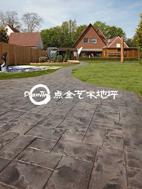 藝術(shù)壓模地坪案例 藝術(shù)壓模地坪案例