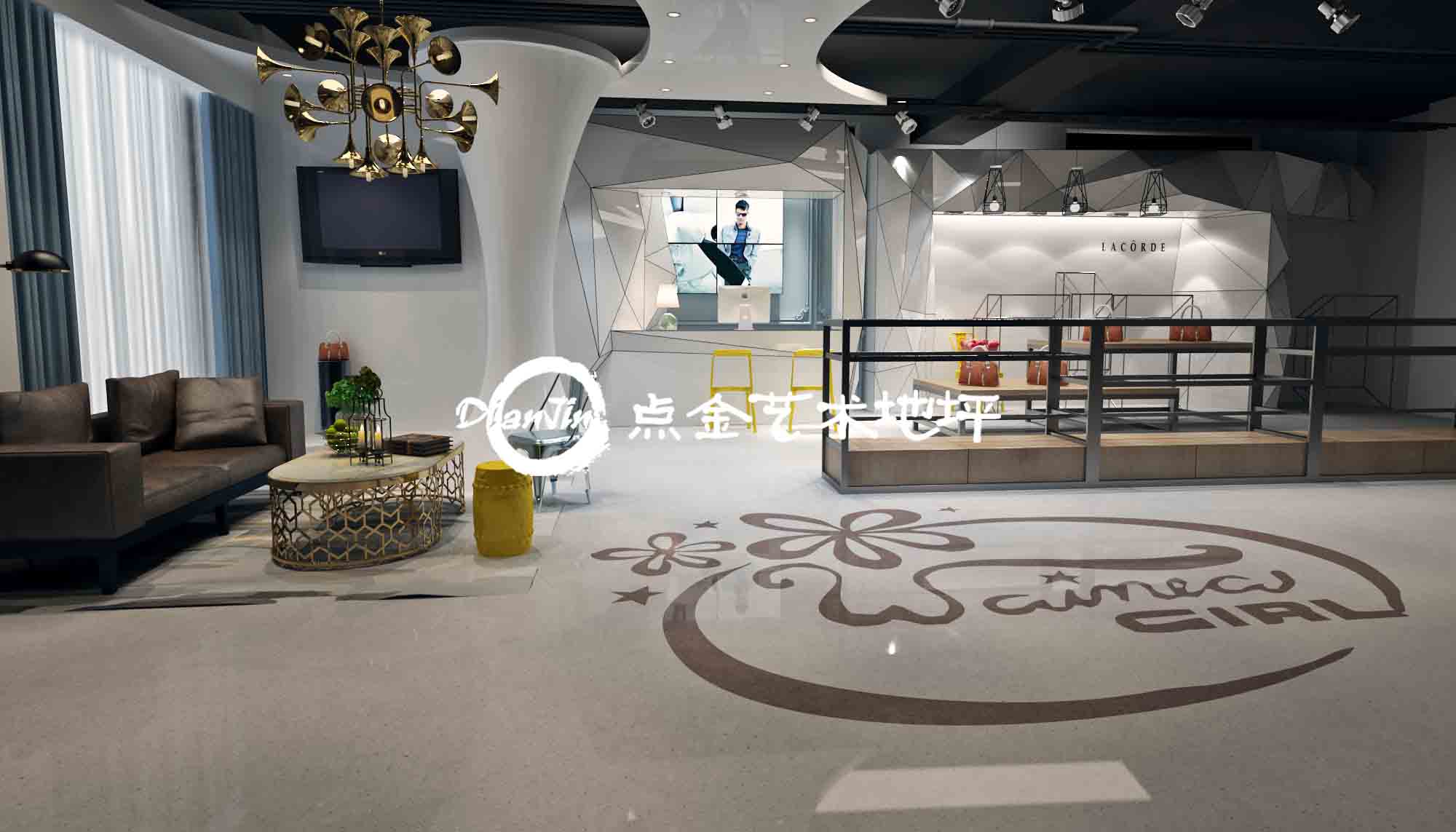 彩色藝術(shù)地坪設(shè)計(jì)案例