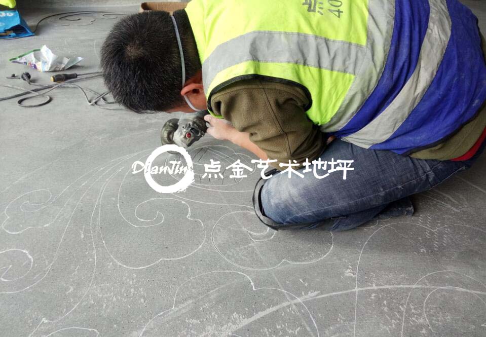 藝術(shù)地坪施工案例