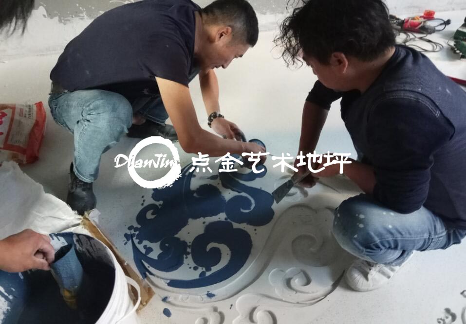 藝術(shù)地坪施工案例
